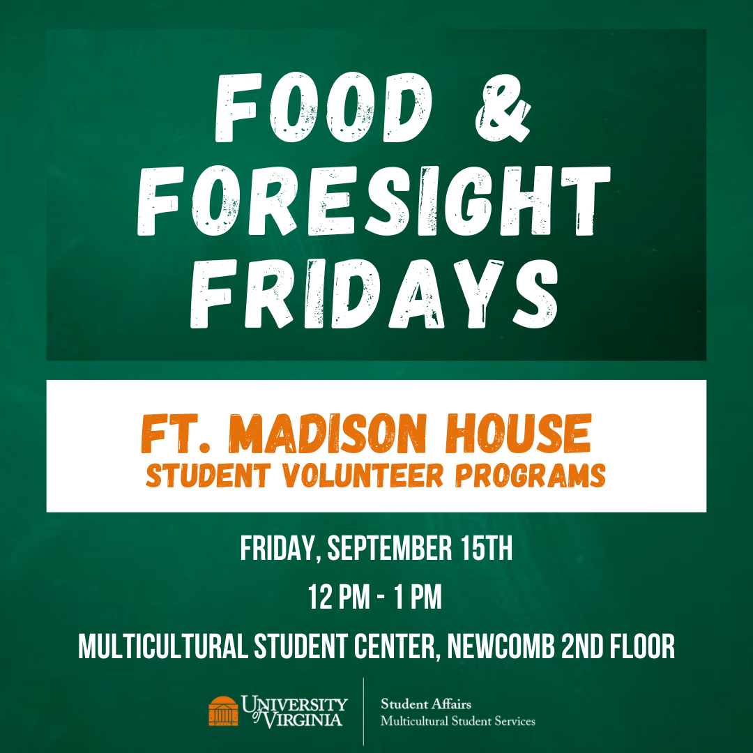 Food and Foresight Fridays feat. Madison House