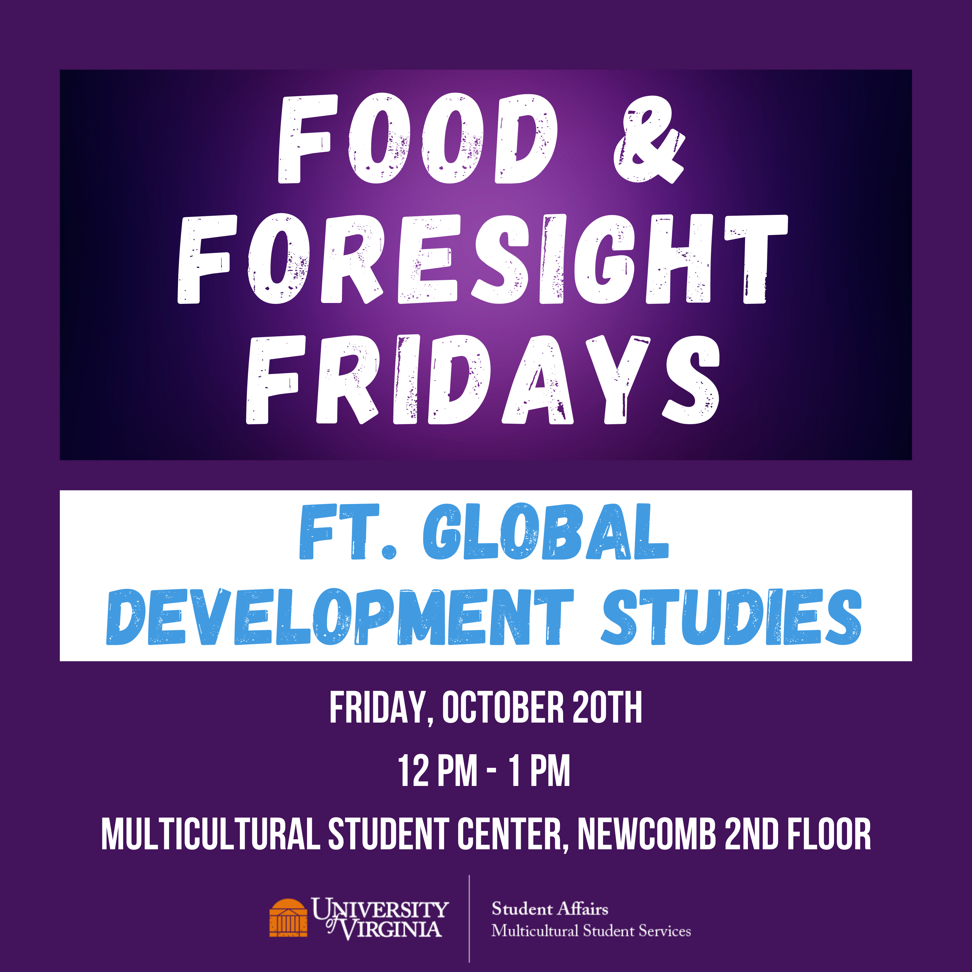 Food and Foresight Fridays feat. Global Development Studies